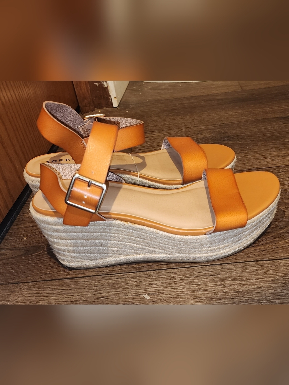 Torrid Womens Brown Espadrille Wedge Sandals - Platform Ankle Strap 11W